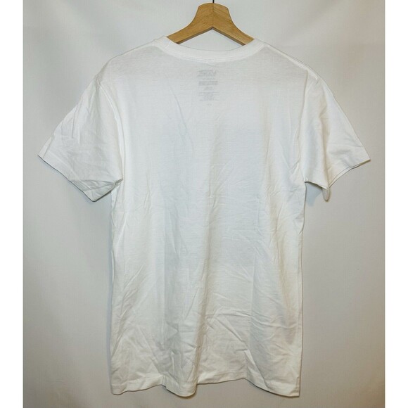 Men's Vans Camo Check Box Short Sleeve Graphic White Tee‎ Shirt SIZE SMALL - Picture 2 of 6